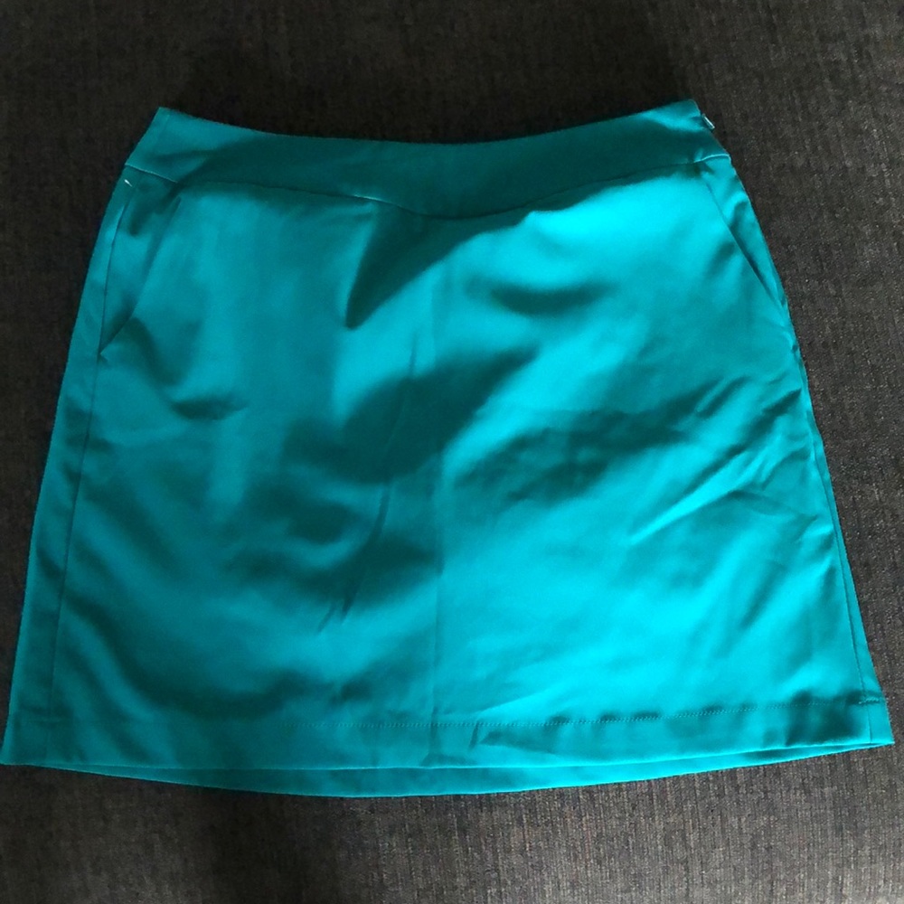 Teal Nike golf skirt